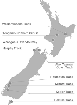 New Zealand Hiking Tracks